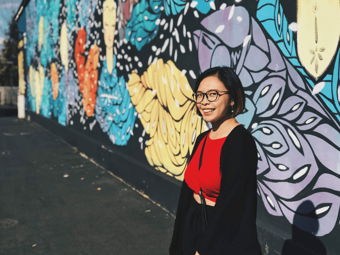 Colorful portrait of Yishi Zhao